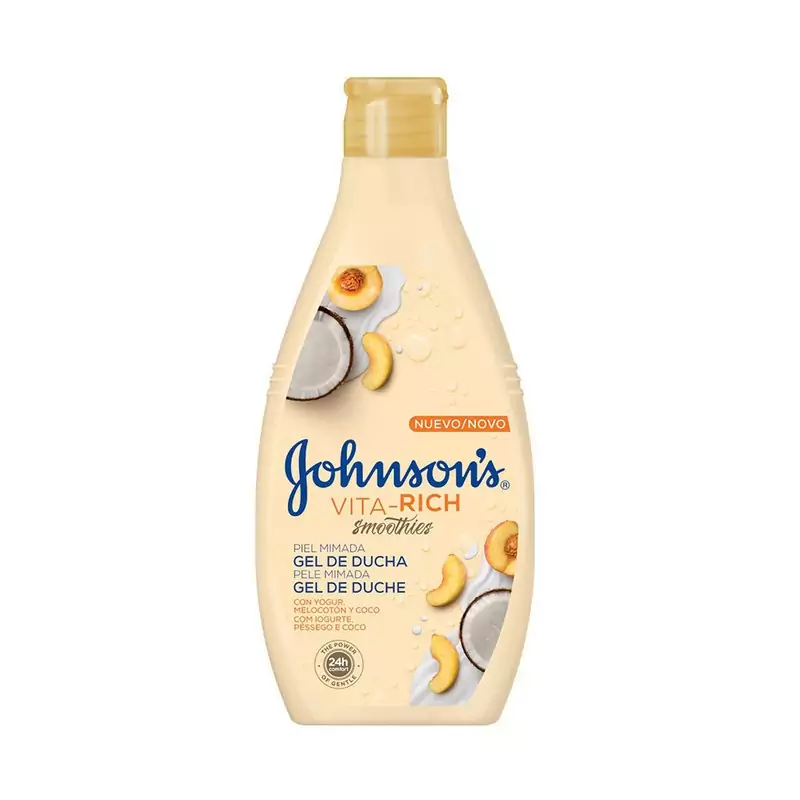 شامپو بدن حاوی عصاره نارگیل و هلو برند جانسون Johnson's
