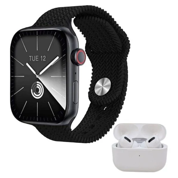 ساعت هوشمند مدل WS-83 MAX دارای قابلیت های کنترل موسیقی ، شمارنده ضربان قلب ، گام شمار ، قابلیت مکالمه از طریق بلوتوث ،