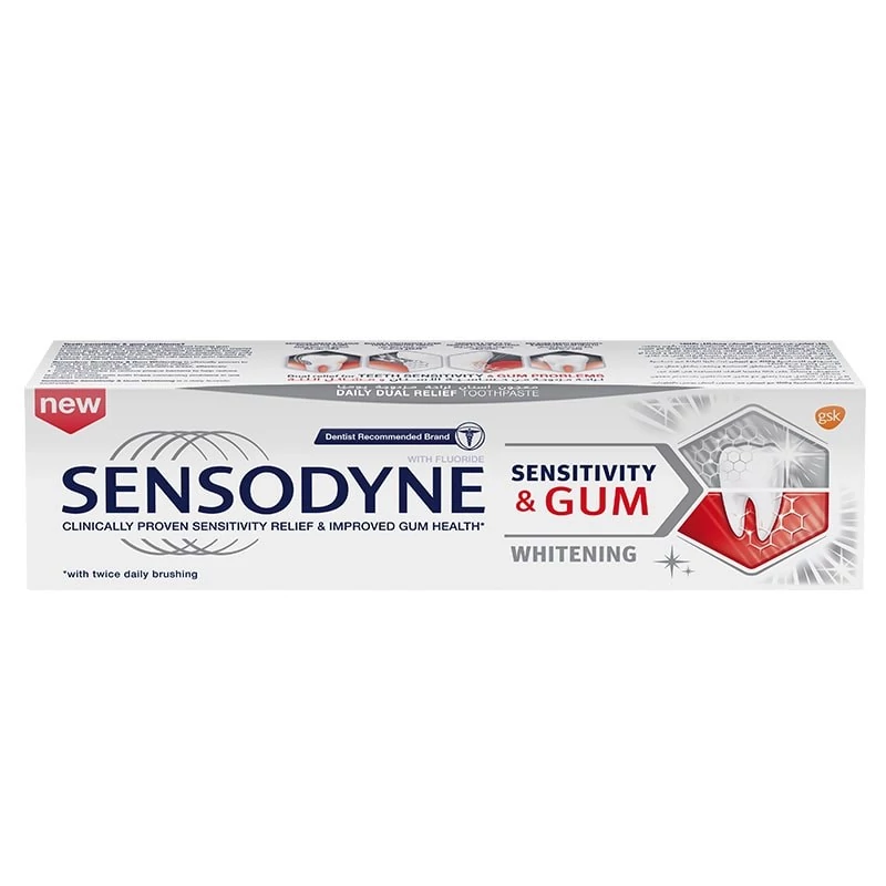 خمیر دندان سنسوداین SENSODYNE  مدل WHITENING SENSITIVITY GUM