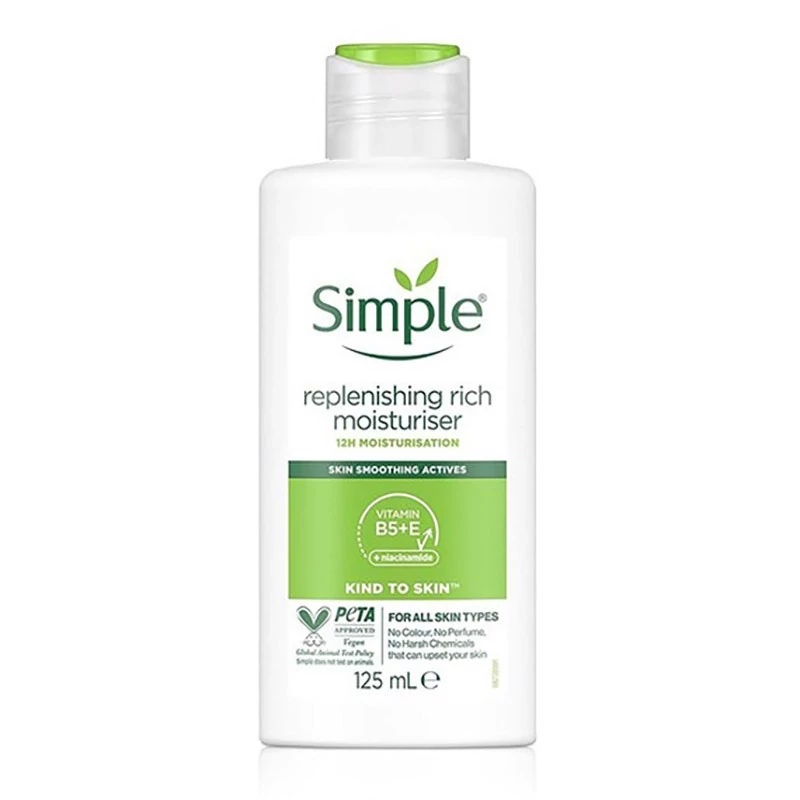 کرم آبرسان و مرطوب کننده مدل ریچ سیmپل مناسب پوست خشک حجم 125میل)