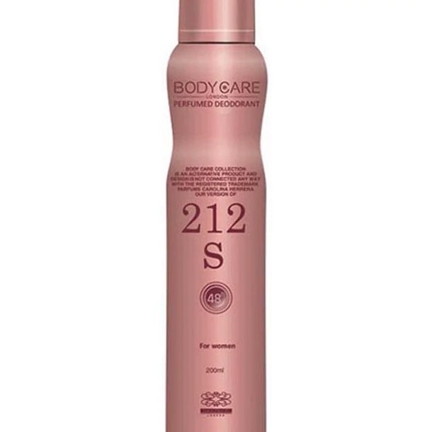 اسپری زنانه بادی کر مدل 212 حجم 200 میلی لیتر