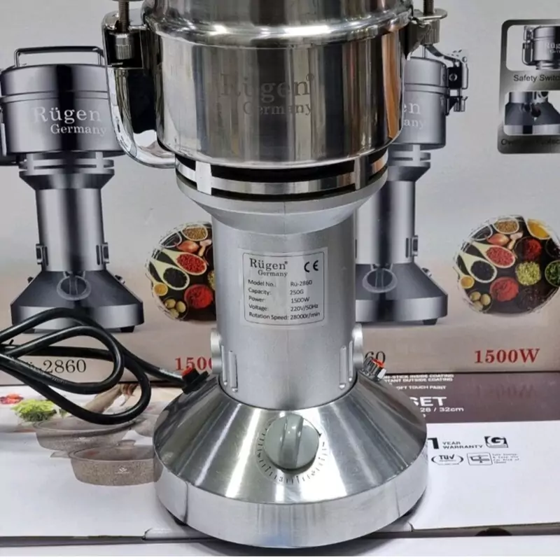 آسیاب نیمه صنعتی 250گرمی روگن مدل RU-2860 همراه با ضمانت نامه