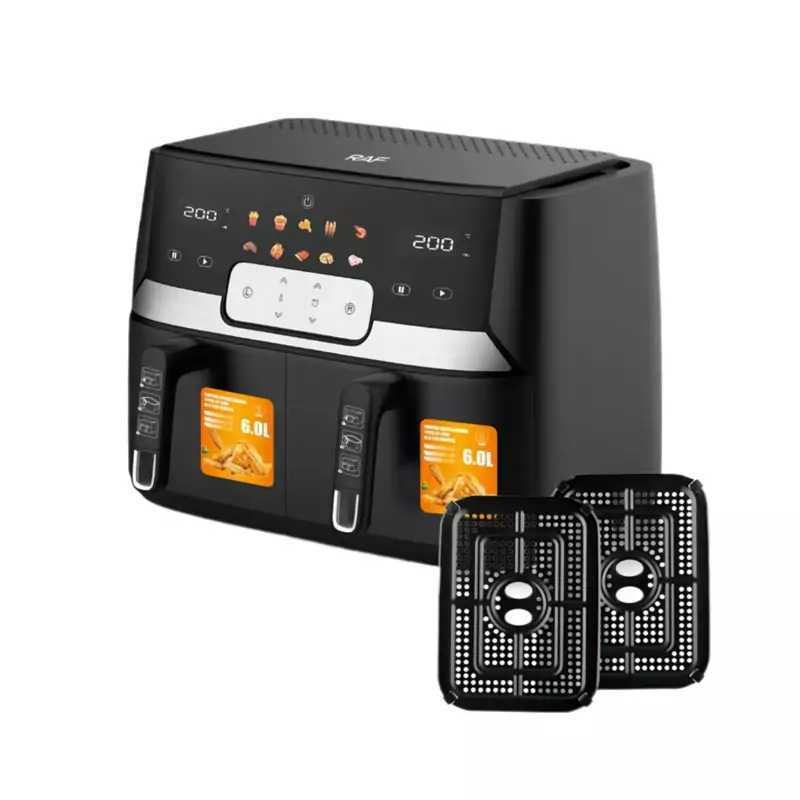 سرخ کن 9 لیتری دوقلو راف مدل R.5272 (پس کرایه)