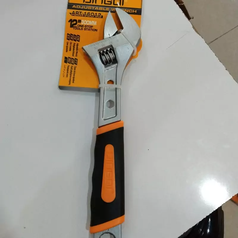 آچار فرانسه سایز 12 دینگی مدل 16012