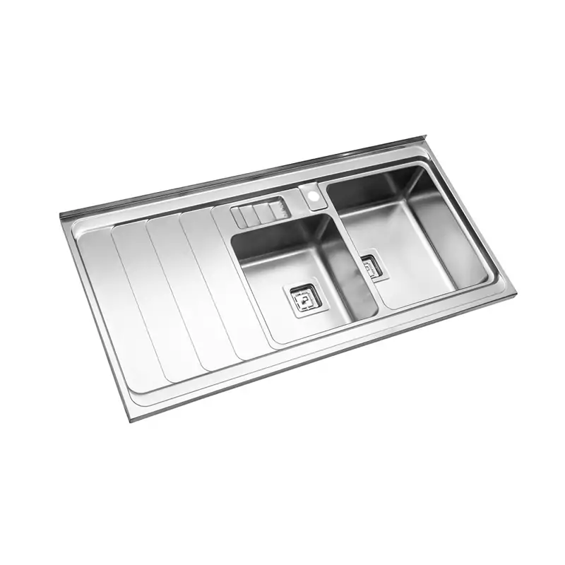 سینک ظرفشویی استیل البرز مدل 856 روکار