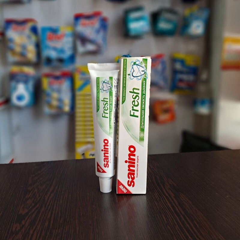 خمیر دندان سانینو مدل Fresh حجم 50 میل