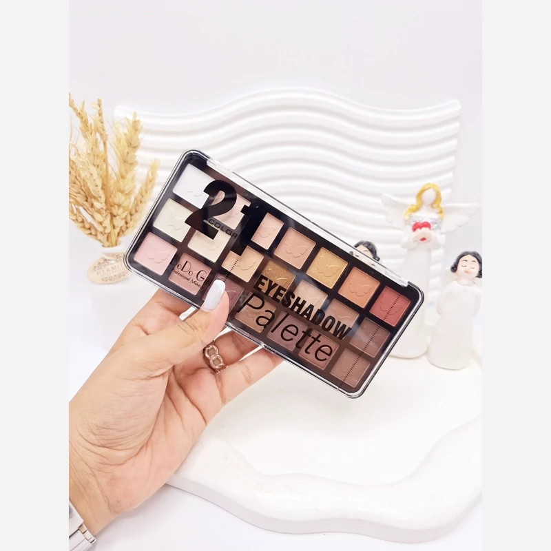 پالت سایه بزرگ رنگبندی عالی در سه طیف رنگ بندی 21 رنگ کیفی پالت سایه شاین و مات و هایلایتر خوش رنگ پیگمنت عالی