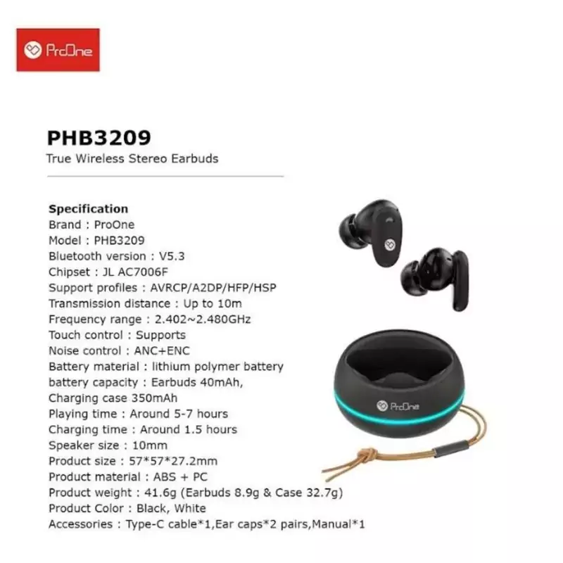 هدفون بلوتوثی پرووان مدل PHB3209