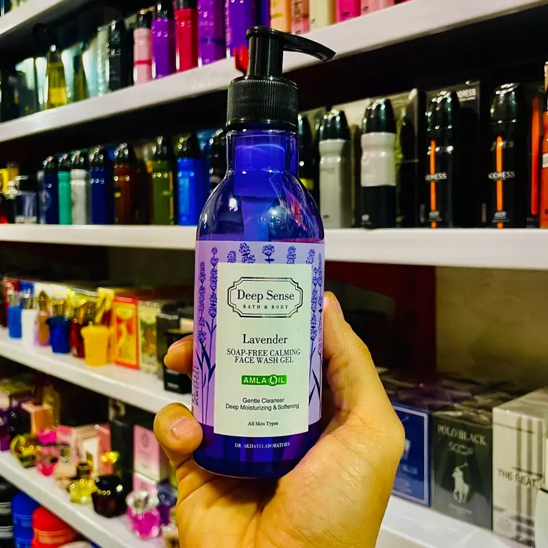 ژل شستشو صورت دیپ سنس مدل Lavender حجم 250میلی لیتر | بیوتی مال