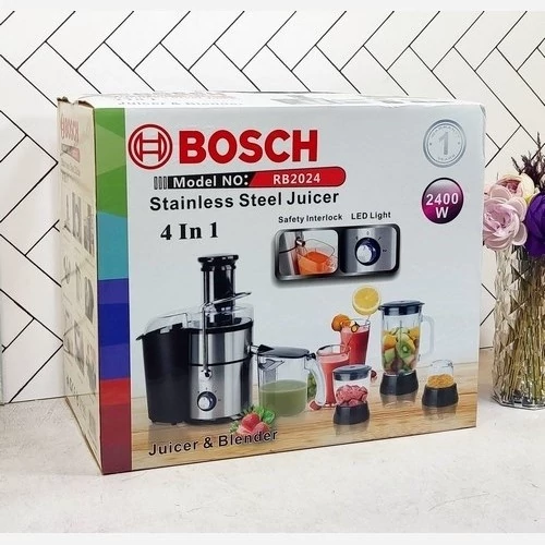 آبمیوه گیری چندکاره شرکت بوش مدل RB2024 ظرفیت2400 وات BOSCH