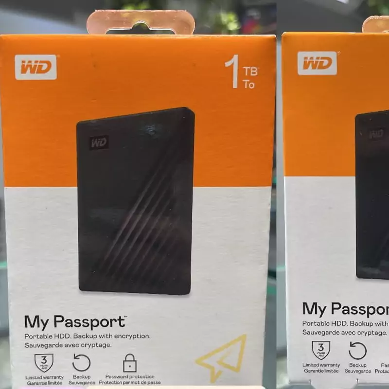هارد اکسترنال 1 ترابایت وسترن مای پاسپورت گارانتی 1ساله