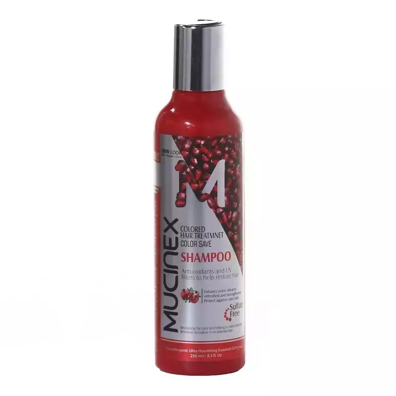 شامپو انار مناسب موهای رنگ شده بدون سولفات 250میل ماسینکس بیوتی مال