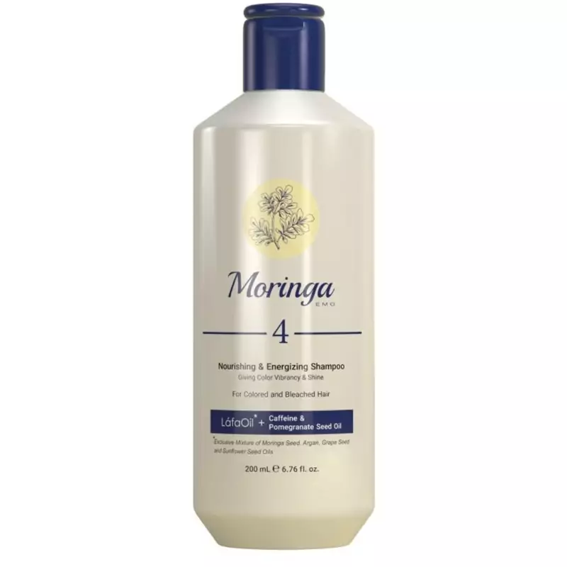 شامپو مغذی موهای رنگ شده مورینگا200میل