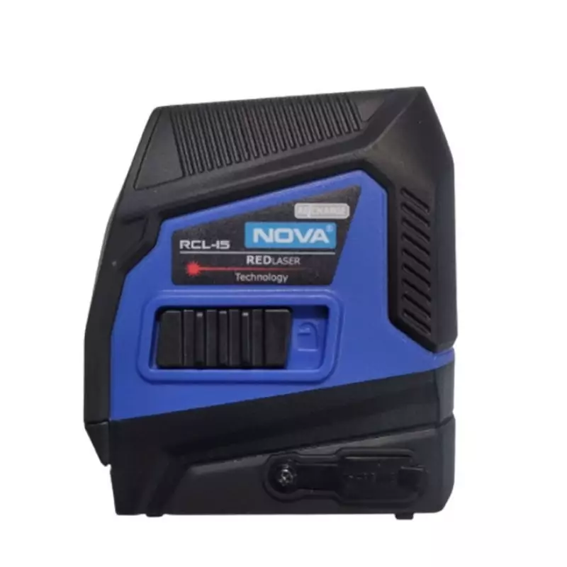 تراز لیزری نووا نور قرمز دو خط شارژی 