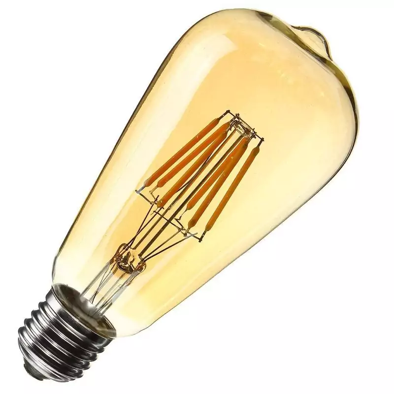 لامپ ادیسونی 4 وات گلابی led مدل ST64 پایه E27