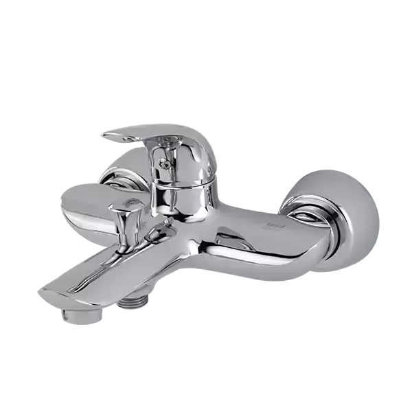 شیر حمام کسری مدل هیرمند رنگ کروم 