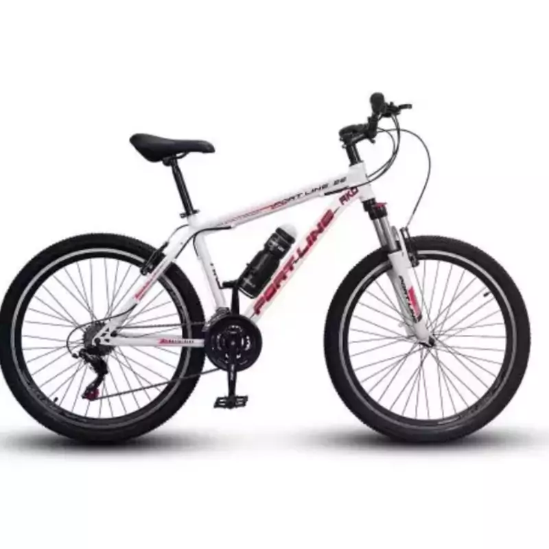 دوچرخه پورت لاین مدل آکو سایز 24 سفیددو شاخ ساده