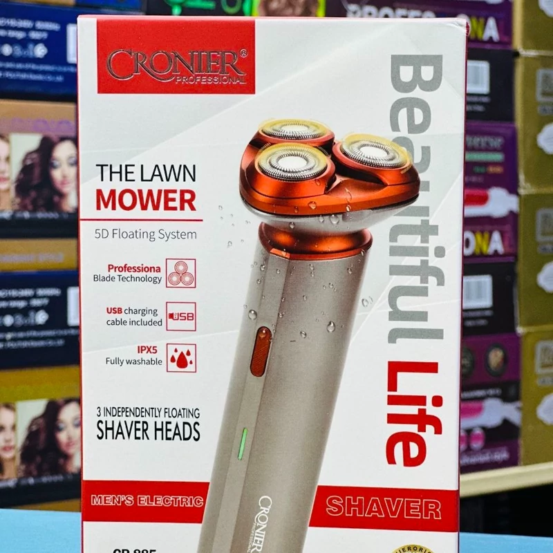 ماشین اصلاح سه تیغ برند کرونیر 885 ضد آب و جنس اورجینال