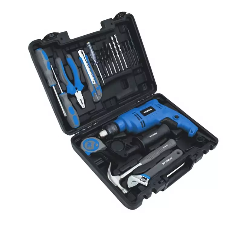 کیت دریل 13 چکشی 720 هیوندای با لوازم کامل اصلی و با گارانتی شرکتی (پس کرایه)