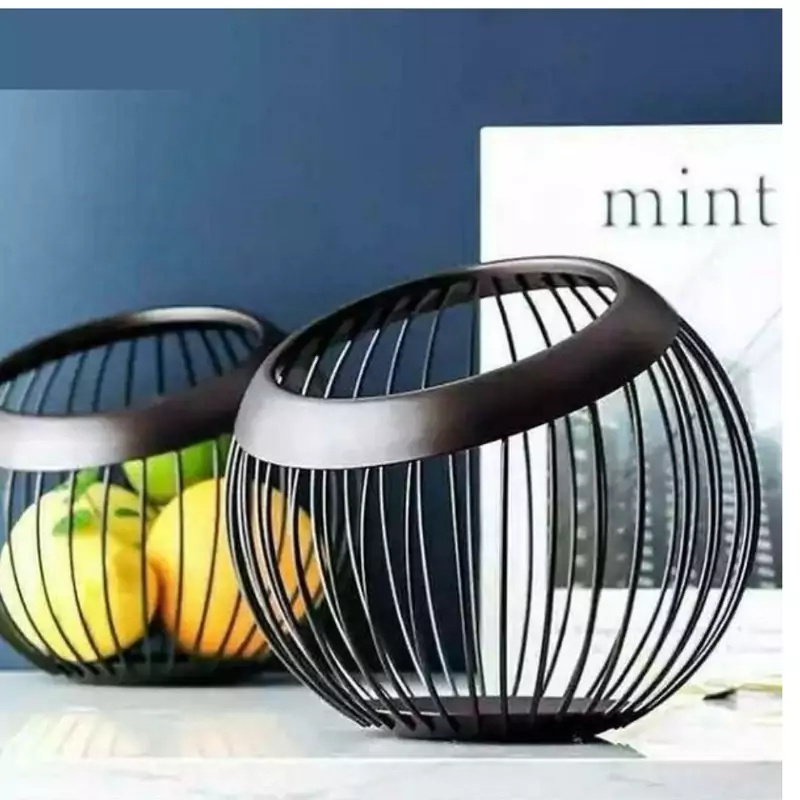 سبد فلزی مشکی 