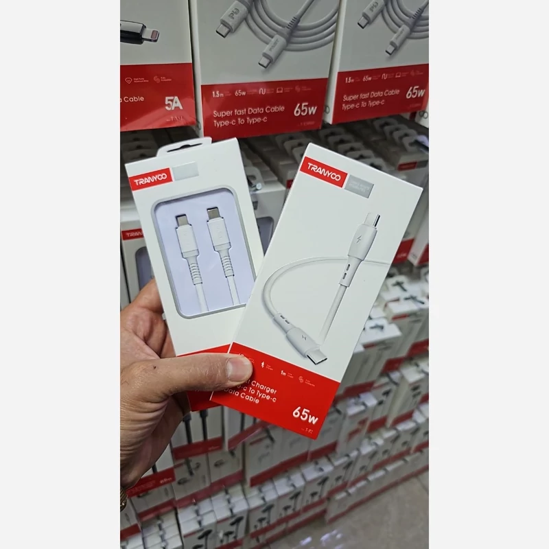 کابل دو سر USB-C ترانیو مدل T-P2 طول 1 متر