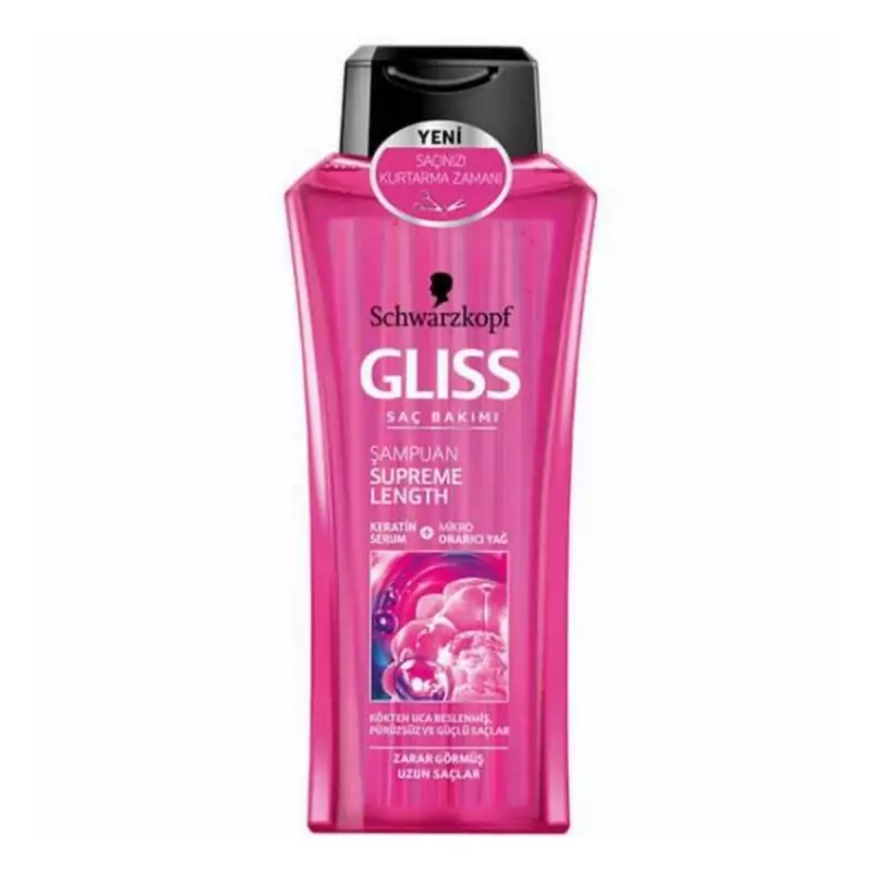شامپو گلیس مناسب مو بلند محافظ از ریشه تا نوک مو