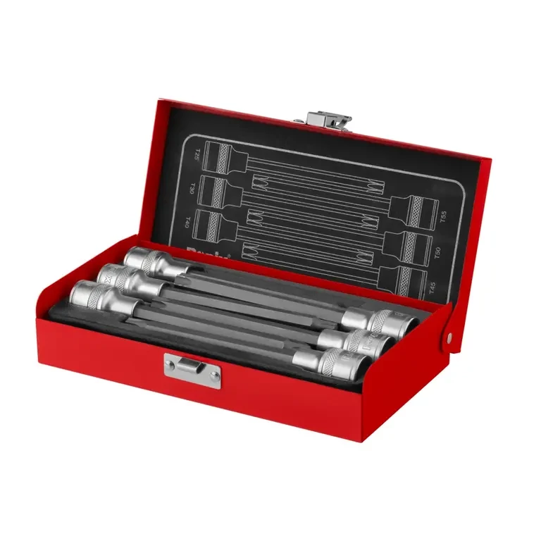 جعبه بکس 1/2 اینچ ستاره ای بلند 6 پارچه رونیکس مدل RH-2691