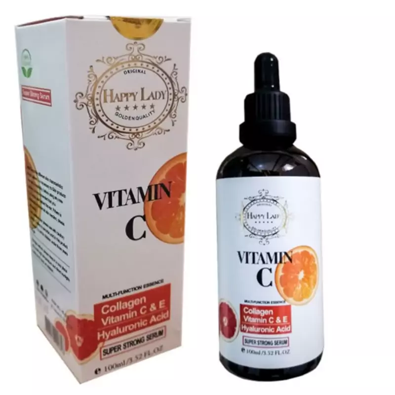 سرم آبرسان و روشن کننده هپی لیدی مدل ویتامین سی - 100 میلی لیتر