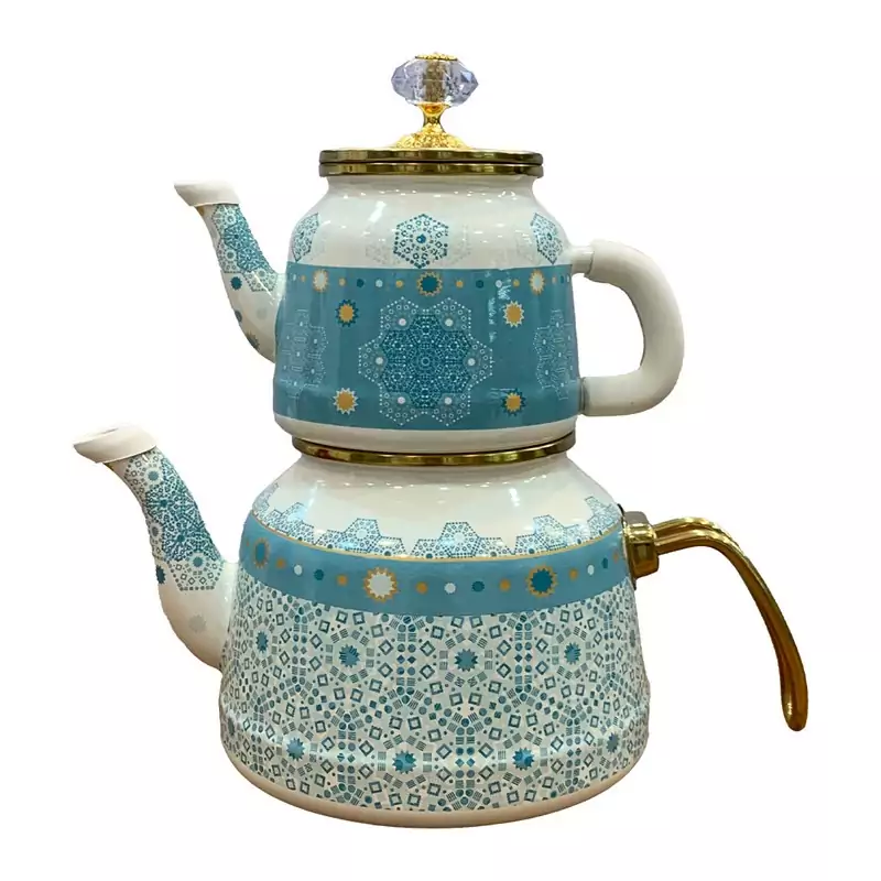 کتری قوری لعابی ساخت کشور ترکیه برند کاراجا 