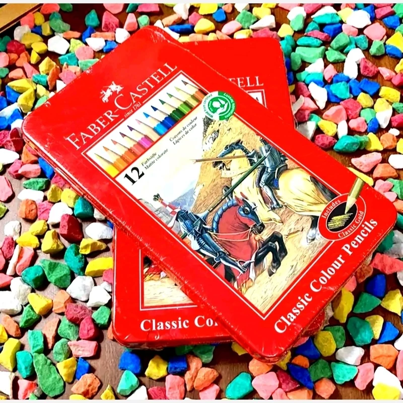 مداد رنگی 12رنگ فابرکاستل مدل classic  مداد رنگی  مداد رنگی فابرکاستل اصل