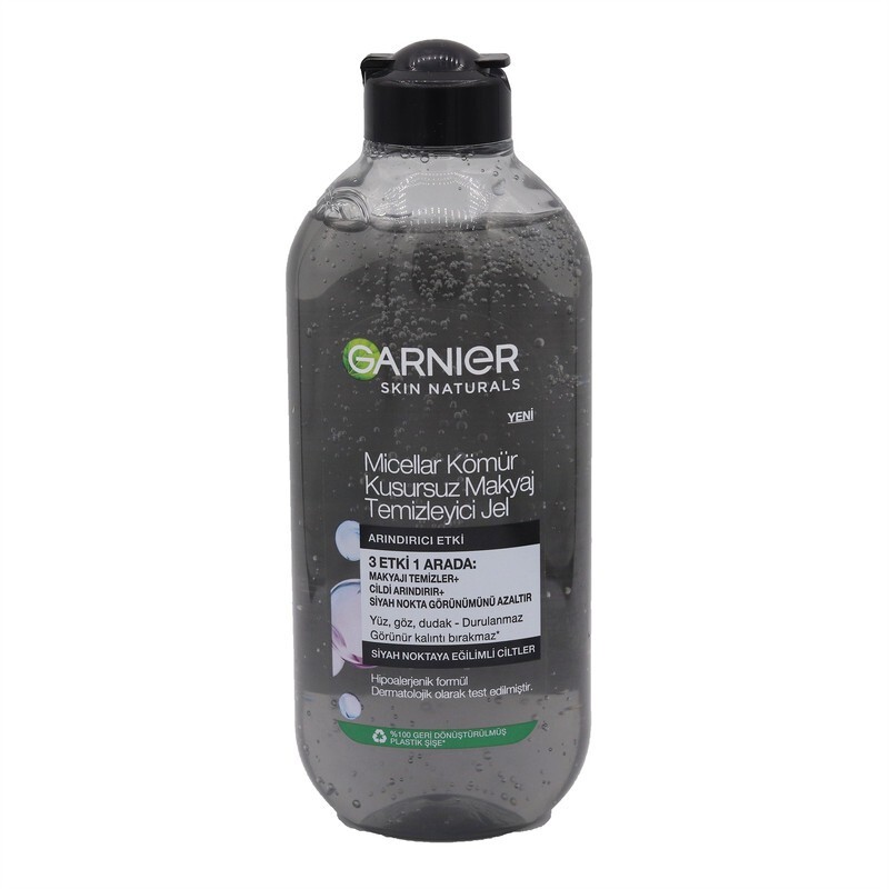 میسلار گارنییر ذغالی مناسب پوست های چرب و مختلط  حجم 400 میل 