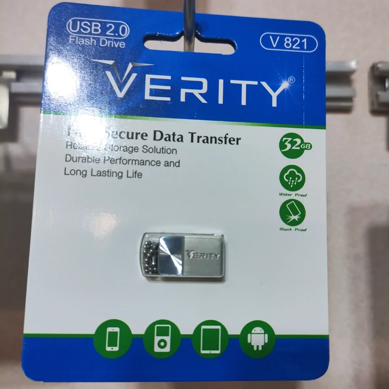 فلش 64 گیگ با گارانتی مادام العمر کیفیت عالی برند وریتی USB3.0 مدل v821