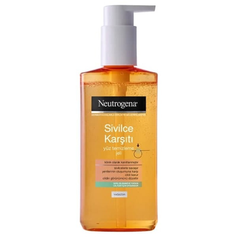 ژل شستشو نوتروژینا ضدجوش و آکنه سالسیلیک اسید اثر قوی Neutrogena  حجم  200 میلی گرم