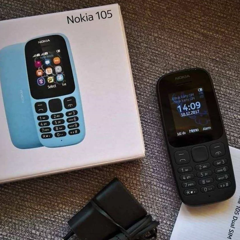 گوشی دکمه‌ای طرح نوکیا مدل Nokia 105 (2019) دو سیم‌کارت رجیستر شده 