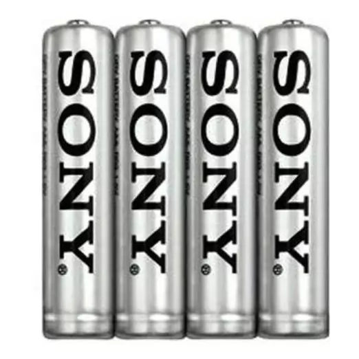 باتری قلمی سونی بسته 4 عددی ساخت لهستان 1.5V (ارسال پس کرایه)