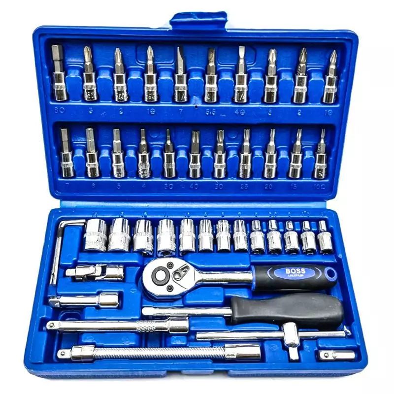 مجموعه 46 عددی آچار بکس باس مدل FLH - 369