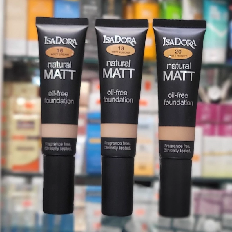 کرم پودر ایزادورا مدل نچرال مات natrual matt