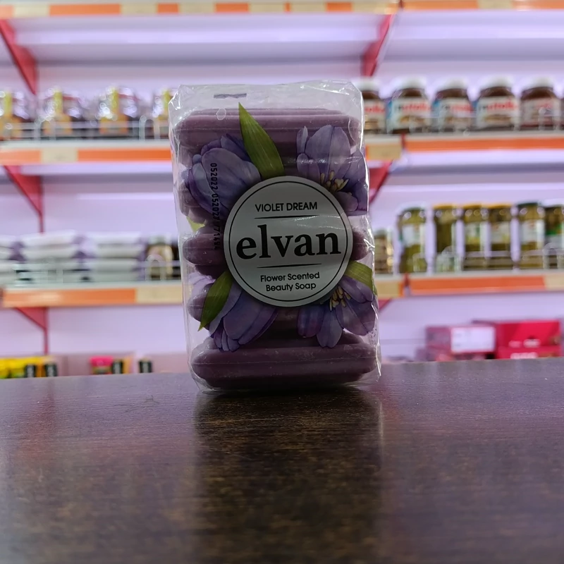 صابون الوان Elvan مدل Violet Dream بسته 5 عددی