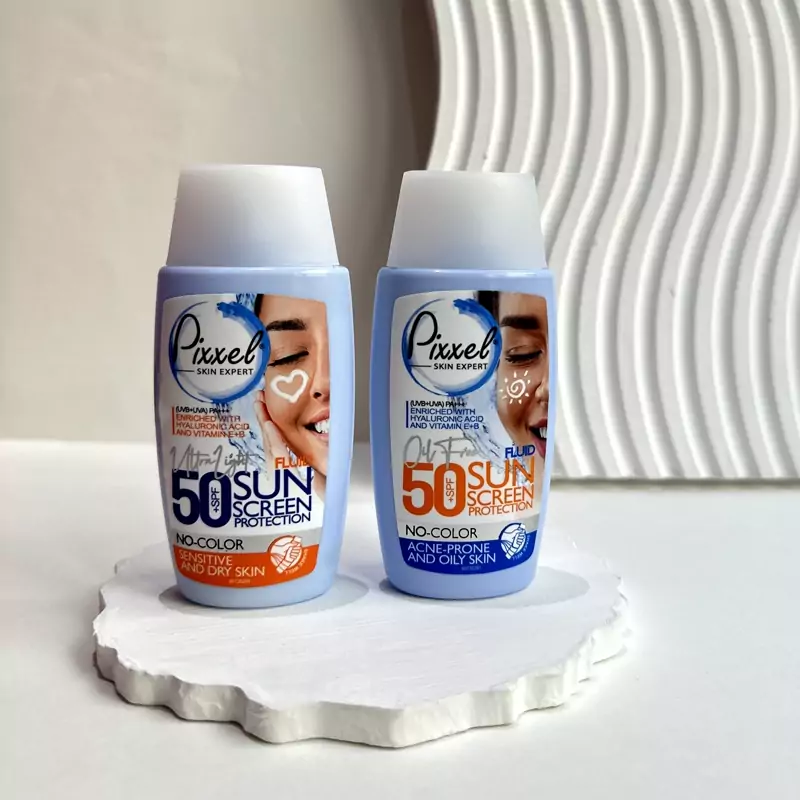 کرم ضد آفتاب بی رنگ پیکسل مدل Oily Acne Prone Skin با SPF50 