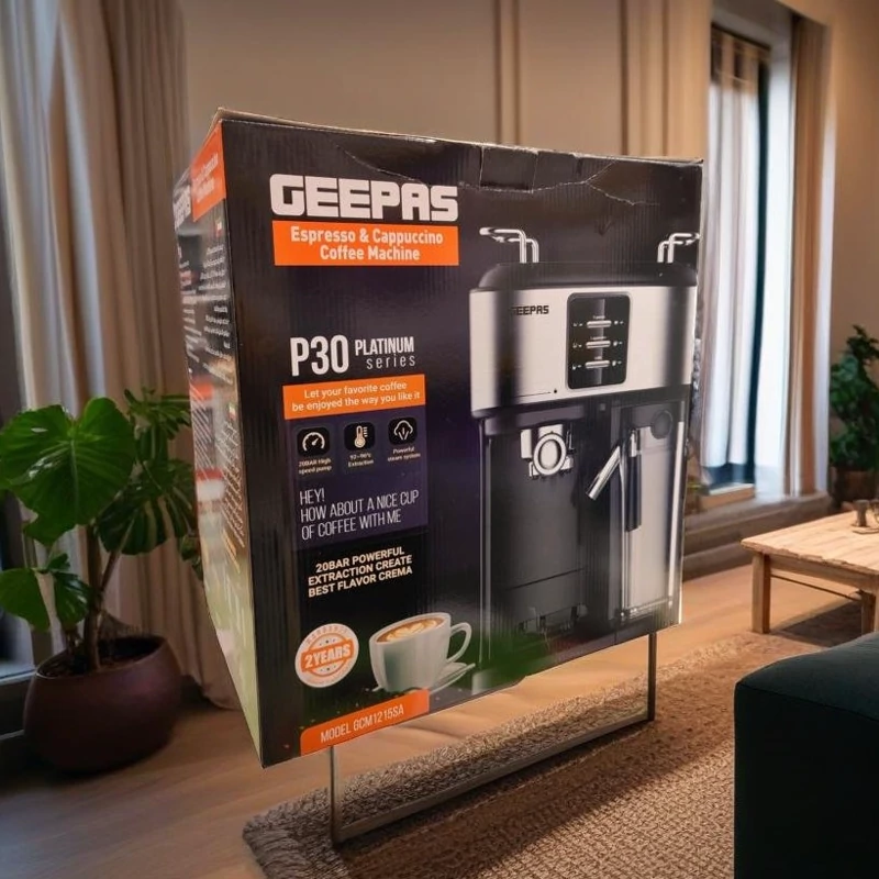 دستگاه قهوه ساز جیپاس مدل GCM1215SA (پس کرایه)