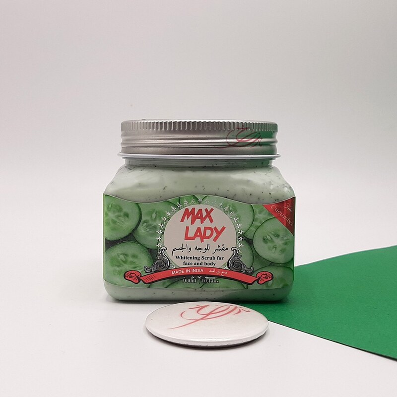 اسکراب لایه بردار مکس لیدی مدل خیار حجم 300 میلی لیتر