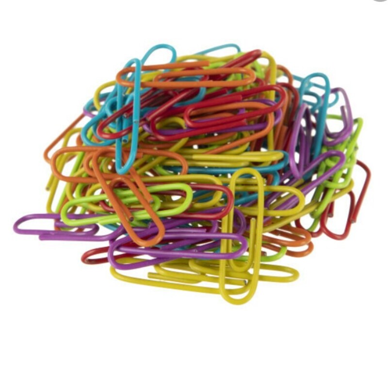 گیره کاغذ رنگی 