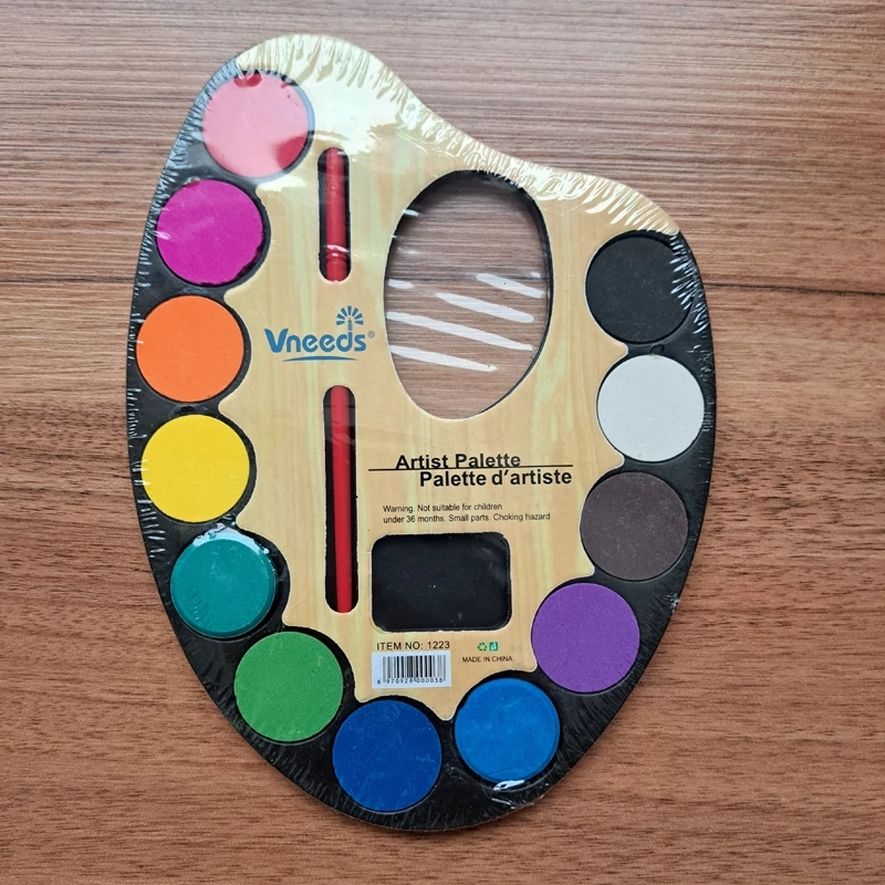 آبرنگ 12 رنگ مدل پالتی