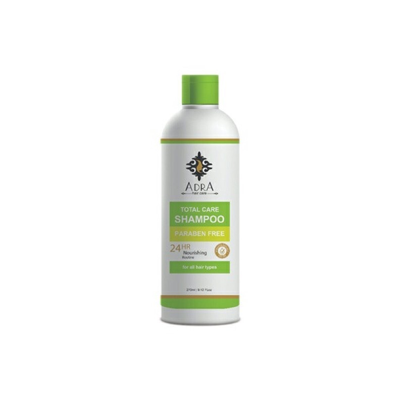 شامپو مو آدرا مدل جوانه گندم و آلوئه ورا حجم 270 میلی لیتر | Adra Wheat germ Total care Shampoo 270 ml