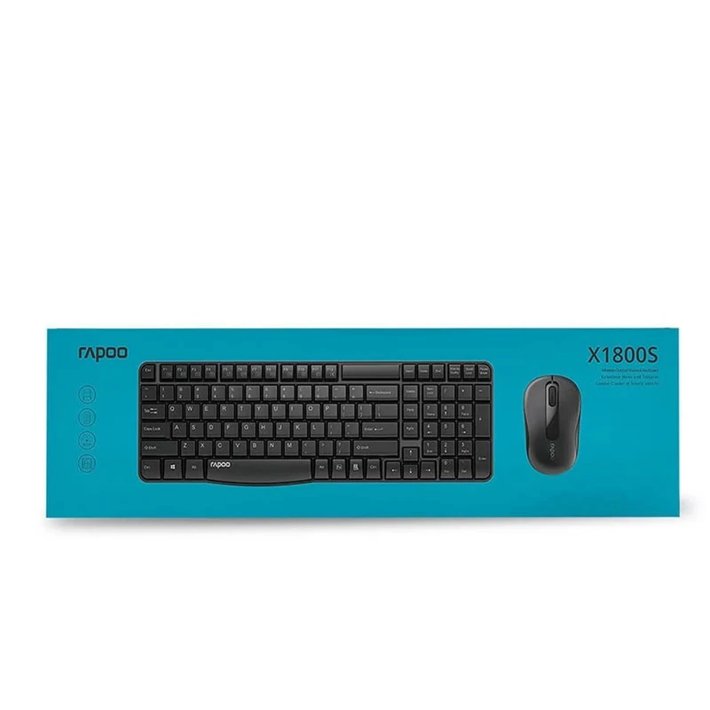 ست ماوس و کیبورد رپو مدل X1800s بی سیم