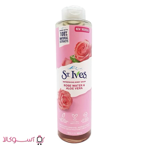شامپو بدن اس.تی.ایوز مدل رز و الوئه ورا