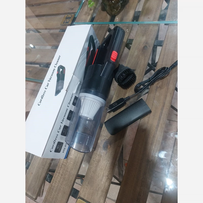 جارو برقی بی سیم خودرو مدل HQ-01 سبک، پرقدرت و قابل حمل