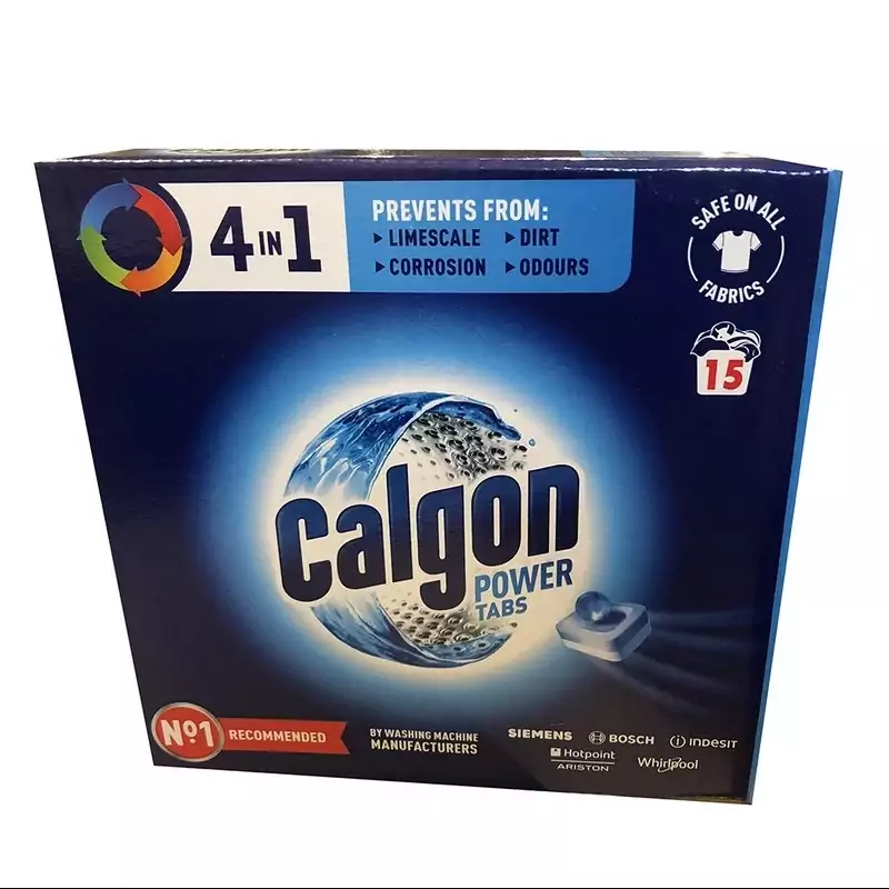 جرمگیر ماشین لباسشویی کالگون بسته 15 عددی محصول ترکیه