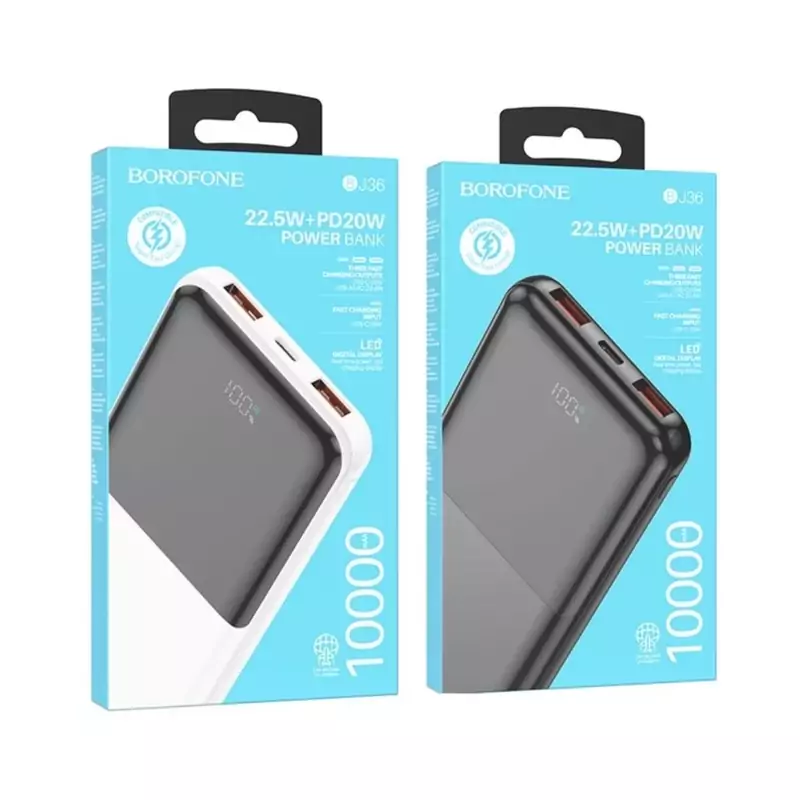 پاوربانک 10000 بروفون مدل bj36 با یکسال گارانتی