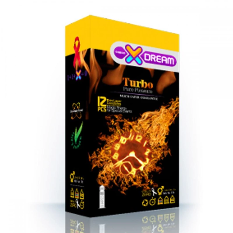 کاندوم ایکس دریم مدل توربو 1عددی